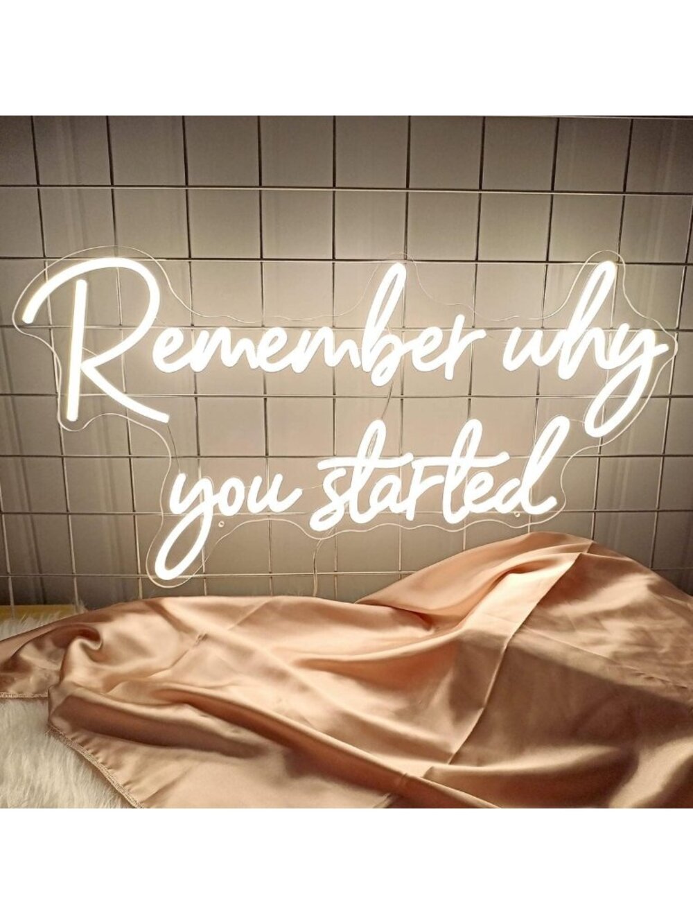 Warm White LED Neon Wall Sign - Perfect for Weddings, Engagements & Parties